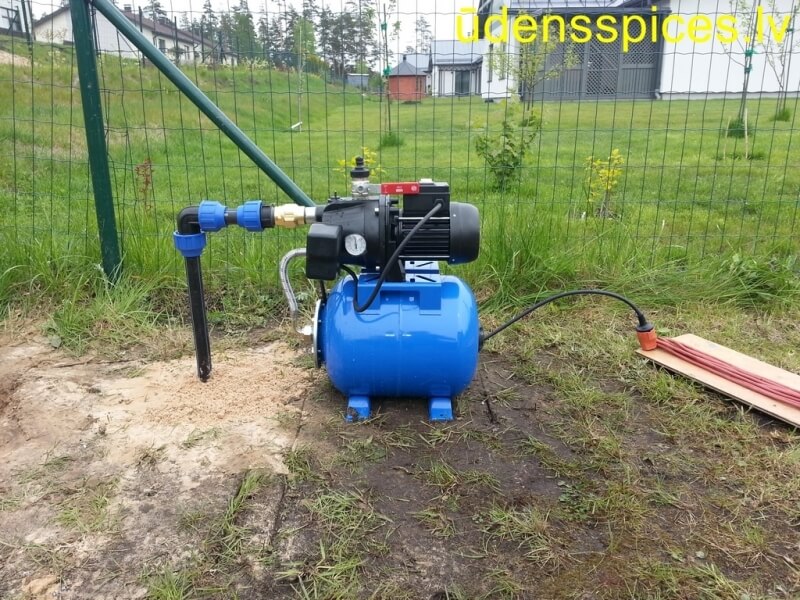 Ūdens spices dārza laistīšanai Ūdens spices dārza laistīšanai Garkalnes novadā